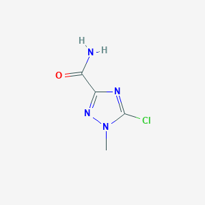 molecular formula C4H5ClN4O B1413762 5-chloro-1-méthyl-1H-1,2,4-triazole-3-carboxamide CAS No. 2168214-27-3