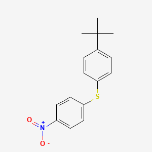 molecular formula C16H17NO2S B14137624 1-tert-Butyl-4-[(4-nitrophenyl)sulfanyl]benzene CAS No. 62248-45-7