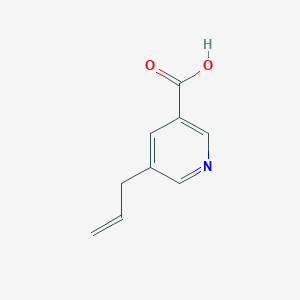 molecular formula C9H9NO2 B1413763 5-Allylnicotinic acid CAS No. 1211525-82-4