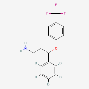 3-(~2~H_5_)Phenyl-3-[4-(trifluoromethyl)phenoxy]propan-1-amine