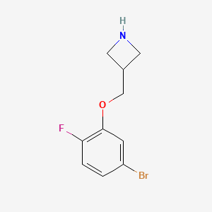 3-[(5-Bromo-2-fluorophenoxy)methyl]azetidine