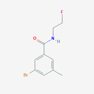 molecular formula C10H11BrFNO B1413767 3-Bromo-N-(2-fluoroethyl)-5-methylbenzamide CAS No. 1856159-86-8
