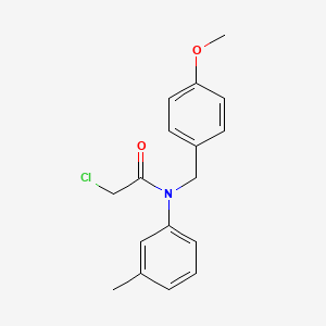 2-chloro-N-(4-methoxybenzyl)-N-(m-tolyl)acetamide