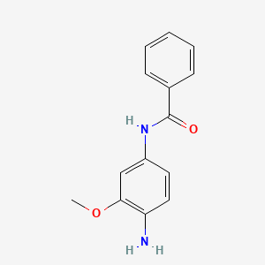 molecular formula C14H14N2O2 B14137693 N-(4-Amino-3-methoxyphenyl)benzamide CAS No. 89050-14-6