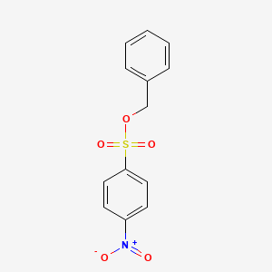 molecular formula C13H11NO5S B14137697 Benzyl 4-nitrobenzene-1-sulfonate CAS No. 4028-53-9