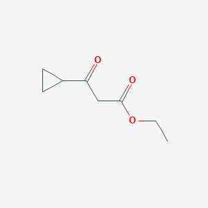 molecular formula C8H12O3 B141377 Ethyl 3-cyclopropyl-3-oxopropanoate CAS No. 24922-02-9