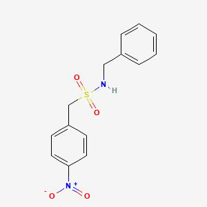 molecular formula C14H14N2O4S B14137735 N-Benzyl-1-(4-nitrophenyl)methanesulfonamide CAS No. 88918-82-5