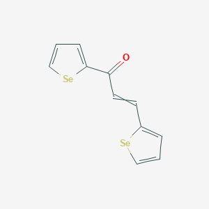 molecular formula C11H8OSe2 B14137782 2-Propen-1-one, 1,3-diselenophene-2-yl- CAS No. 3988-82-7