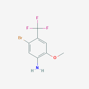 5-Bromo-2-methoxy-4-(trifluoromethyl)aniline