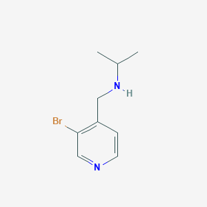 molecular formula C9H13BrN2 B1413782 [(3-Bromopyridin-4-yl)methyl](propan-2-yl)amine CAS No. 1935075-00-5