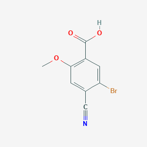 5-Bromo-4-cyano-2-methoxybenzoic acid