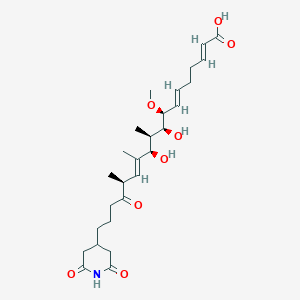 (2E,6E,8S,9S,10R,11R,12E,14S)-18-(2,6-dioxopiperidin-4-yl)-9,11-dihydroxy-8-methoxy-10,12,14-trimethyl-15-oxooctadeca-2,6,12-trienoic acid