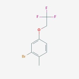 2-Bromo-1-methyl-4-(2,2,2-trifluoroethoxy)benzene