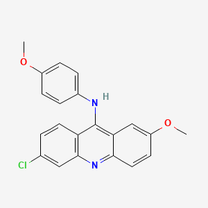 6-chloro-2-methoxy-N-(4-methoxyphenyl)acridin-9-amine