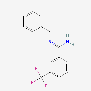 N-Benzyl-3-(trifluoromethyl)benzenecarboximidamide