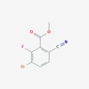 Methyl 3-bromo-6-cyano-2-fluorobenzoate