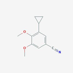 3-Cyclopropyl-4,5-dimethoxybenzonitrile