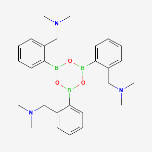 N,N',N''-{1,3,5,2,4,6-Trioxatriborinane-2,4,6-triyltris[(2,1-phenylene)methylene]}tris(N-methylmethanamine)