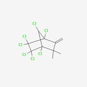 1,2,2,3,3,4,7-Heptachloro-5,5-dimethyl-6-methylidenebicyclo[2.2.1]heptane