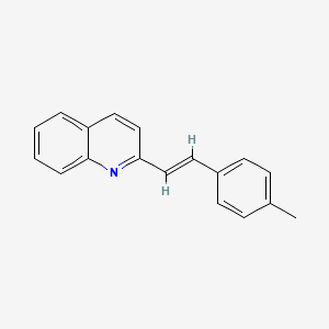 molecular formula C18H15N B14137951 2-(4-Methylstyryl)quinoline 