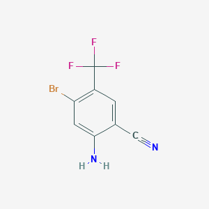 5-Bromo-2-cyano-4-(trifluoromethyl)aniline
