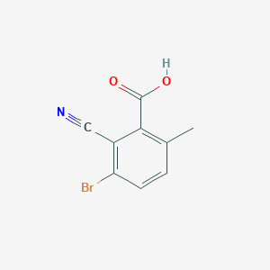 3-Bromo-2-cyano-6-methylbenzoic acid