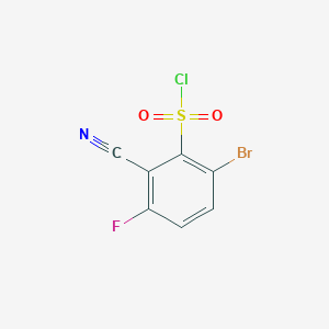 6-Bromo-2-cyano-3-fluorobenzenesulfonyl chloride