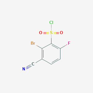 2-Bromo-3-cyano-6-fluorobenzenesulfonyl chloride