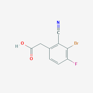3-Bromo-2-cyano-4-fluorophenylacetic acid