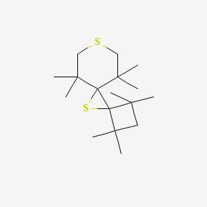 1,1,3,3,6,6,10,10-Octamethyl-8,11-dithiadispiro[3.0.5~5~.1~4~]undecane