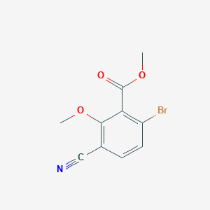 Methyl 6-bromo-3-cyano-2-methoxybenzoate