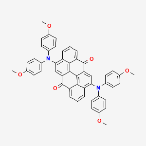 4,10-Bis(bis(4-methoxyphenyl)amino)naphtho[7,8,1,2,3-nopqr]tetraphene-6,12-dione