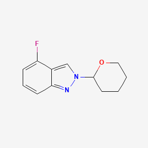 4-fluoro-2-(tetrahydro-2H-pyran-2-yl)-2H-indazole