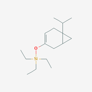 Triethyl{[6-(propan-2-yl)bicyclo[4.1.0]hept-3-en-3-yl]oxy}silane