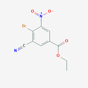 Ethyl 4-bromo-3-cyano-5-nitrobenzoate