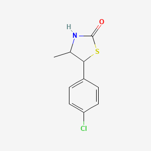 5-(4-Chlorophenyl)-4-methyl-1,3-thiazolidin-2-one