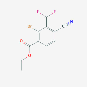 Ethyl 2-bromo-4-cyano-3-(difluoromethyl)benzoate