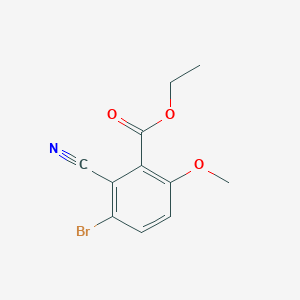 Ethyl 3-bromo-2-cyano-6-methoxybenzoate