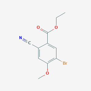 Ethyl 5-bromo-2-cyano-4-methoxybenzoate