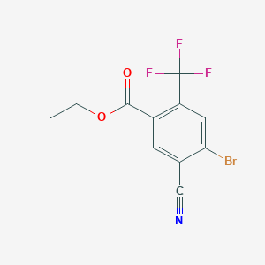 Ethyl 4-bromo-5-cyano-2-(trifluoromethyl)benzoate