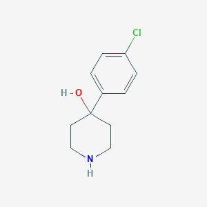 molecular formula C11H14ClNO B141385 4-(4-Chlorophenyl)-4-hydroxypiperidine CAS No. 39512-49-7