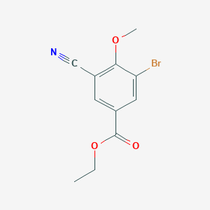 Ethyl 3-bromo-5-cyano-4-methoxybenzoate