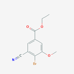 Ethyl 4-bromo-3-cyano-5-methoxybenzoate