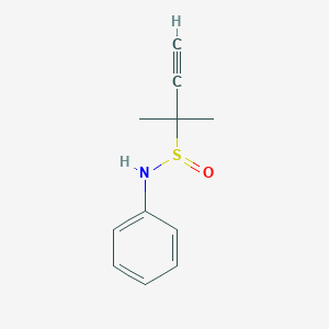 2-Methyl-N-phenylbut-3-yne-2-sulfinamide