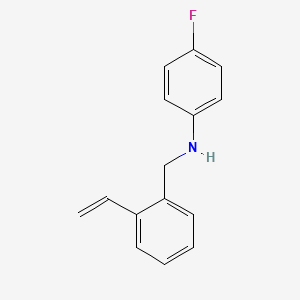 4-Fluoro-N-(2-vinylbenzyl)aniline