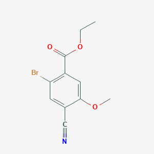 Ethyl 2-bromo-4-cyano-5-methoxybenzoate