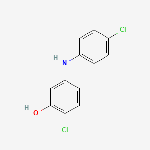 2-Chloro-5-[(4-chlorophenyl)amino]phenol