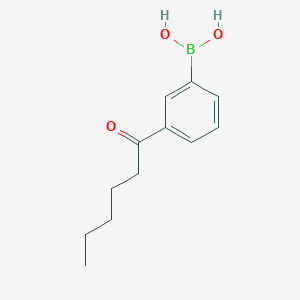 (3-Hexanoylphenyl)boronic acid