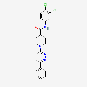 N-(3,4-dichlorophenyl)-1-(6-phenylpyridazin-3-yl)piperidine-4-carboxamide