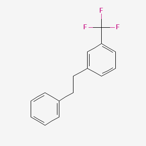 molecular formula C15H13F3 B14138664 1-Phenyl-2-[3-(trifluoromethyl)phenyl]ethane 